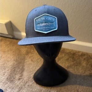 Salty Crew Gray SnapBack hat